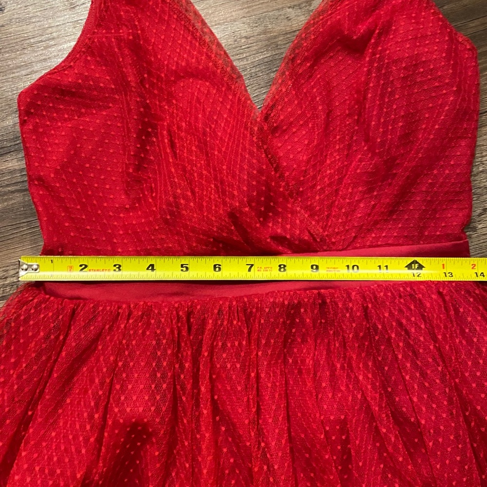 3 for $50✨ Red tulle dress - Picture 7 of 9